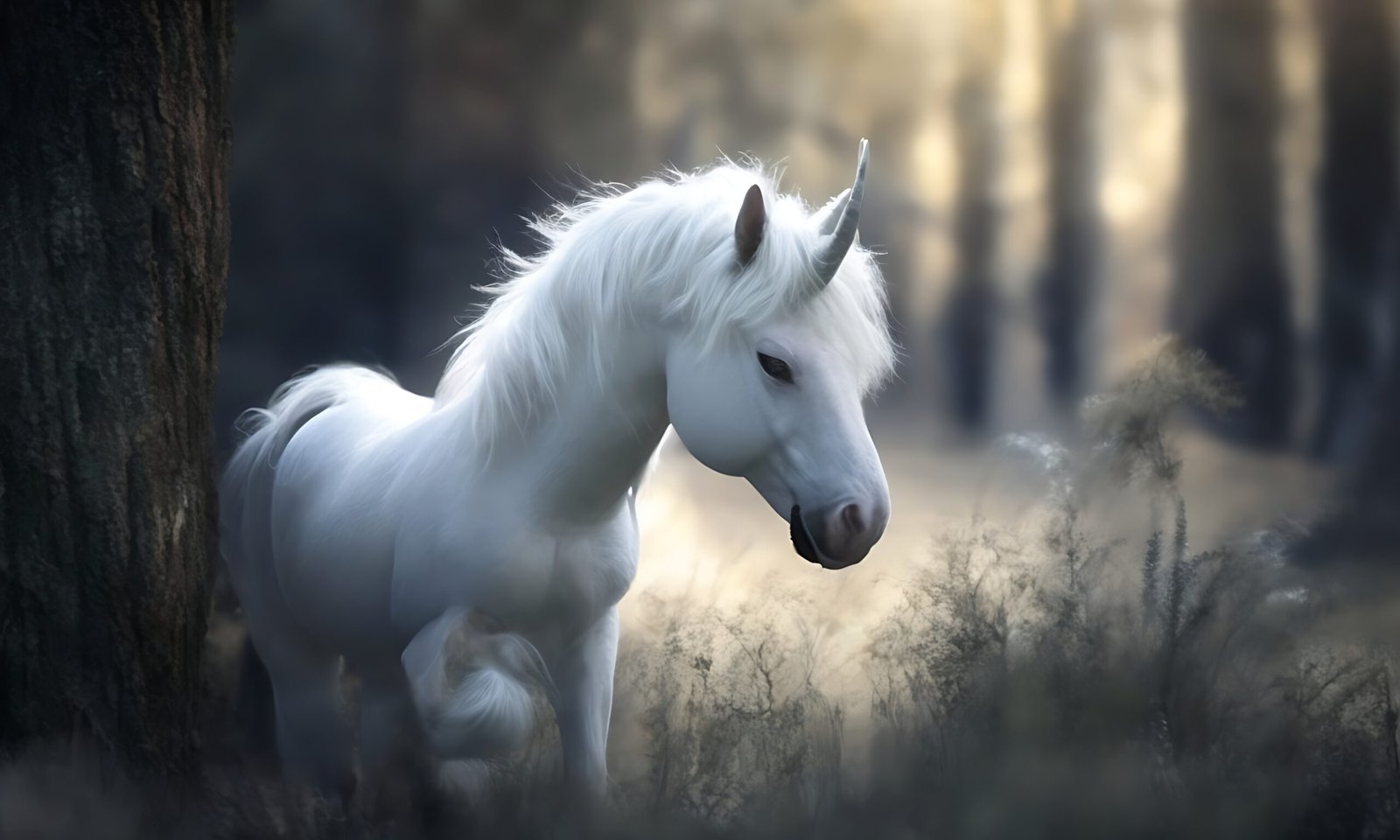 A baby unicorn gracing us with a moment of serenity