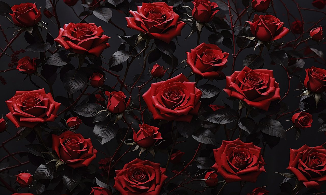 Blood Rose Dark Aesthetic