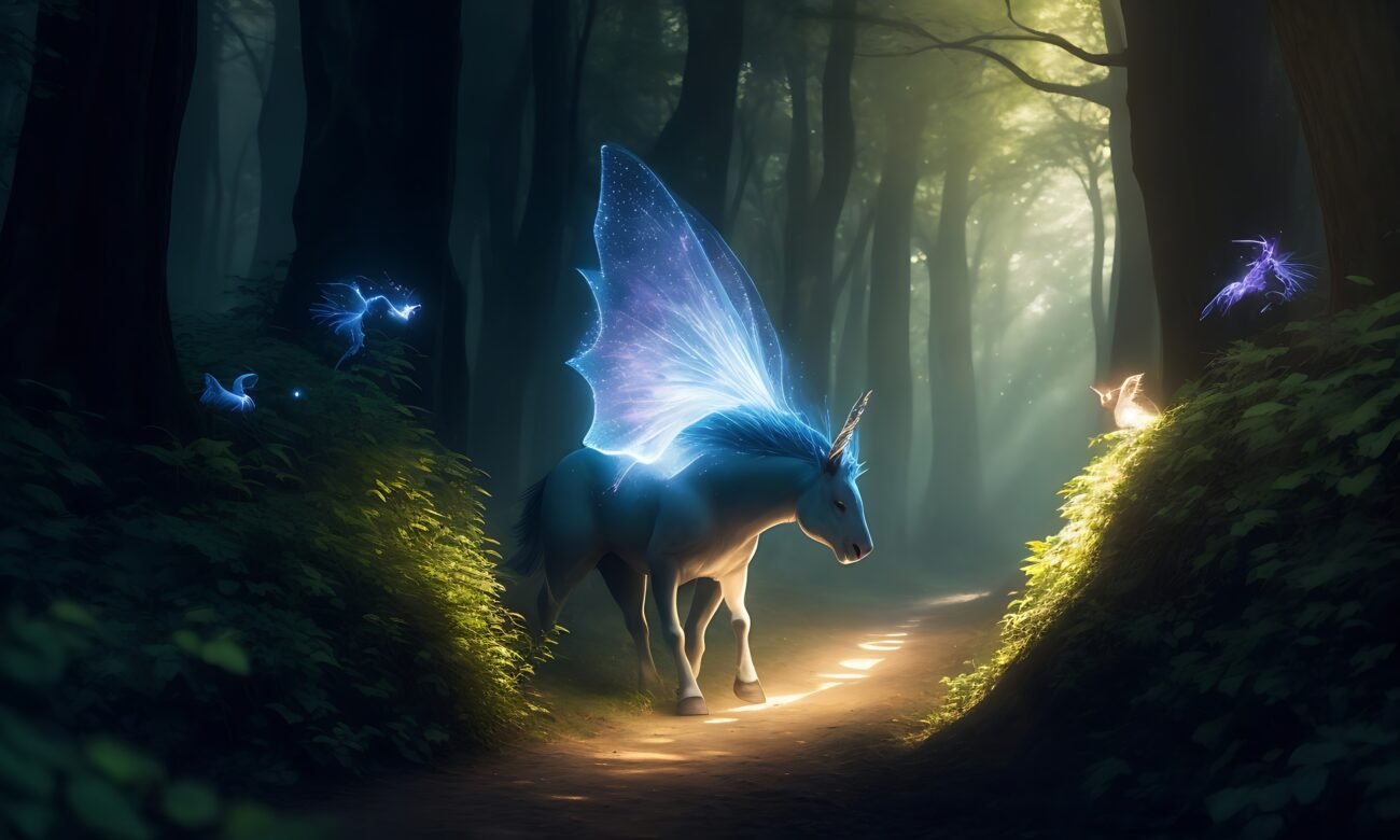 Discovering Magical creatures through a path of light