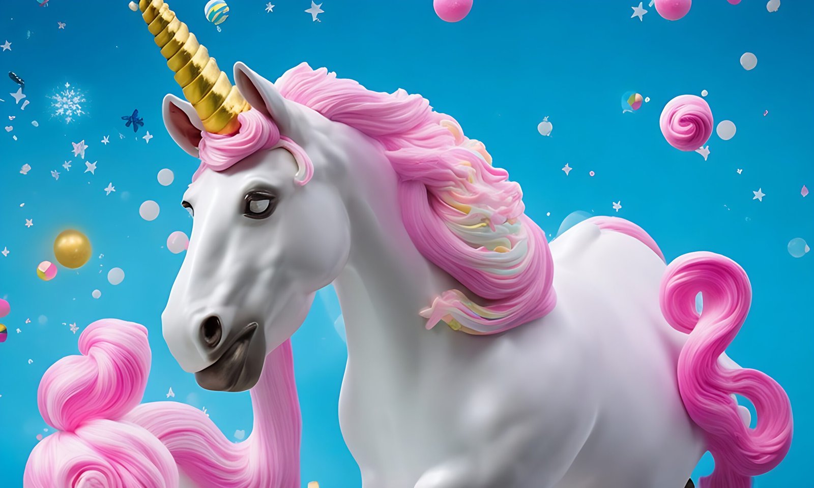 Dream Big on A Magical Candy Unicorn