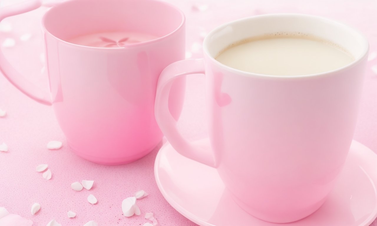 Enjoy hot beverages in style with this pink aesthetic mug