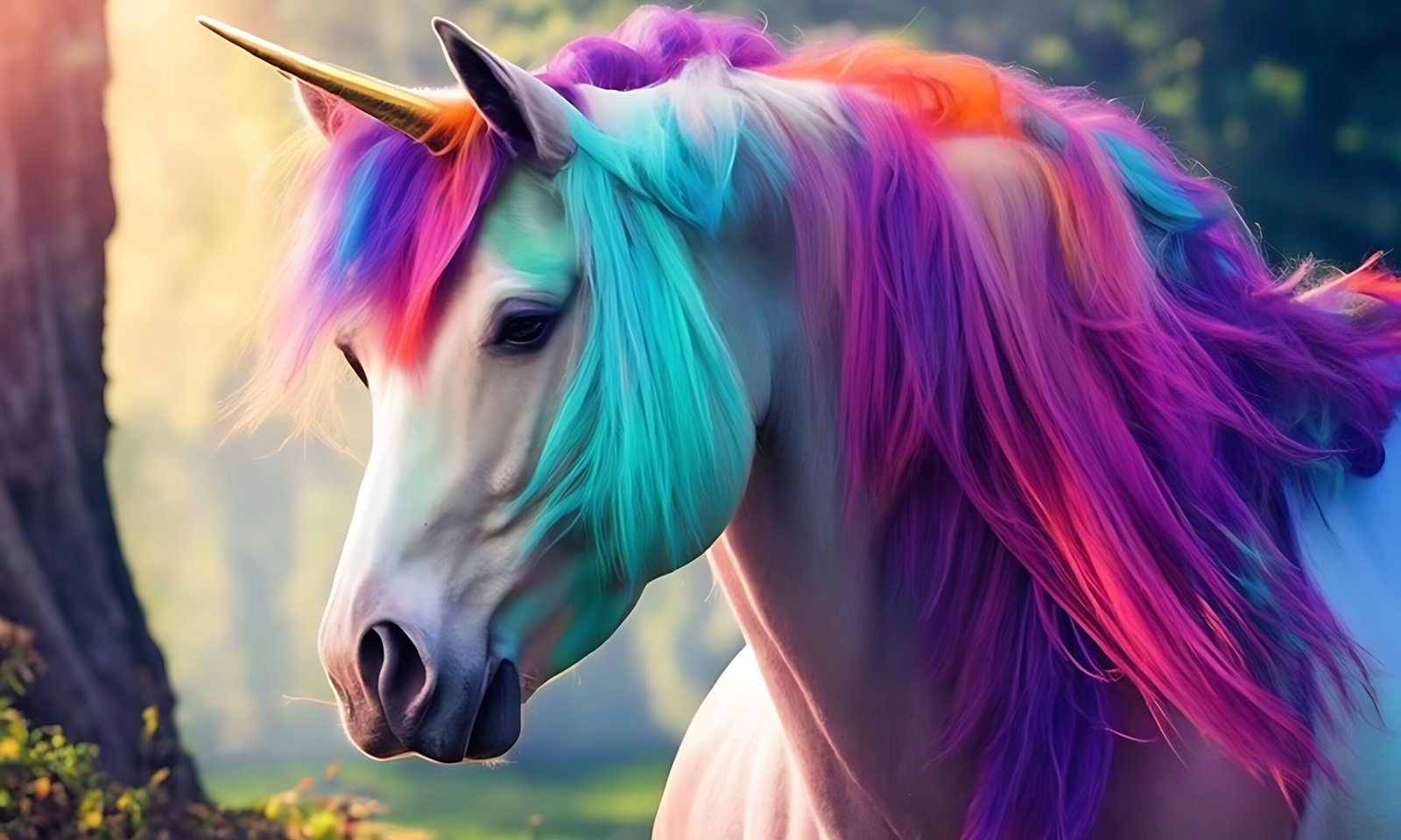 Unbelievably Colorful and Magical Unicorn